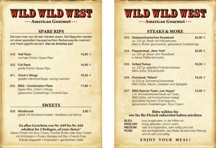 Wild Wild West im Hotel Kaiserquelle in Salzgitter